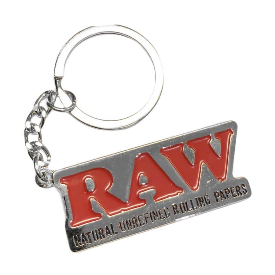 RAW Keychain Metal Silver - HAPPYTRAIL