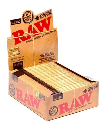 RAW rolling papers Kingsize slim - HAPPYTRAIL