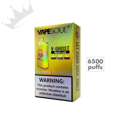 VapeSoul Disposable Pod – Banana Pudding (6500 Puffs) - HAPPYTRAIL
