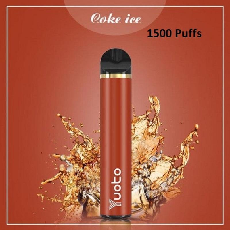 Yuoto Disposable Vape - Cola Ice (1500 Puffs) - HAPPYTRAIL