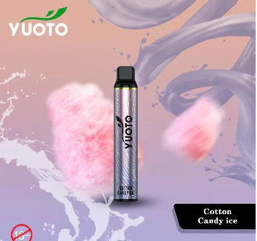 Yuoto Vape - Luscious Cotton Candy (3000 Puffs) - HAPPYTRAIL