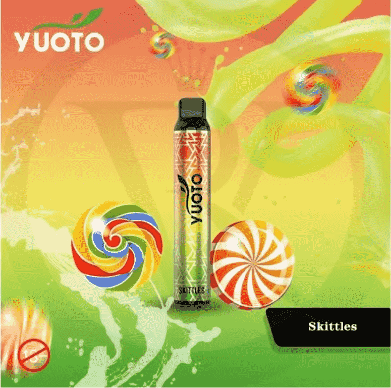 Yuoto Vape - Luscious Skittles (3000 Puffs) - HAPPYTRAIL