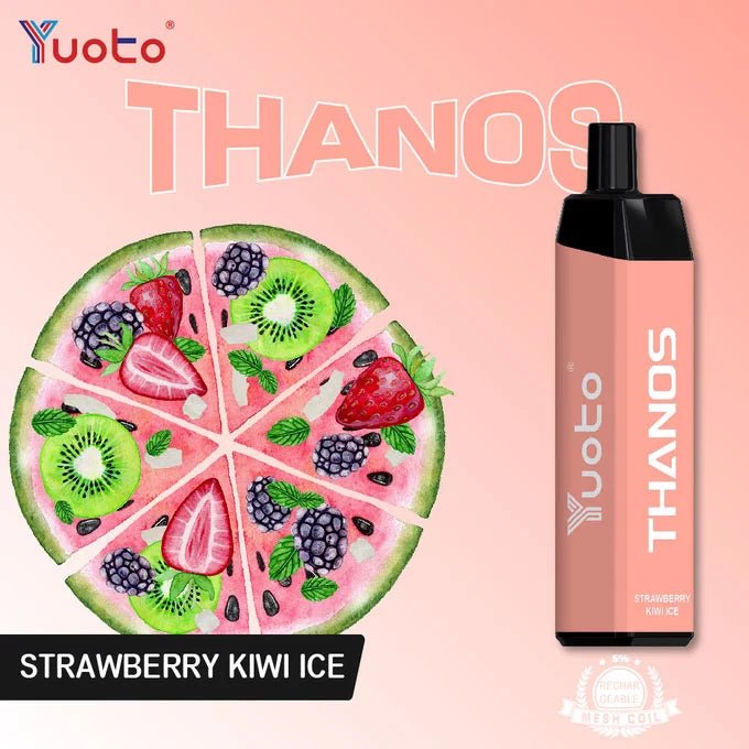 Yuoto Vape Thanos - Strawberry Kiwi Ice (5000 Puffs) - HAPPYTRAIL