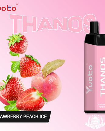 Yuoto Vape Thanos - Strawberry Peach Ice (5000 Puffs) - HAPPYTRAIL