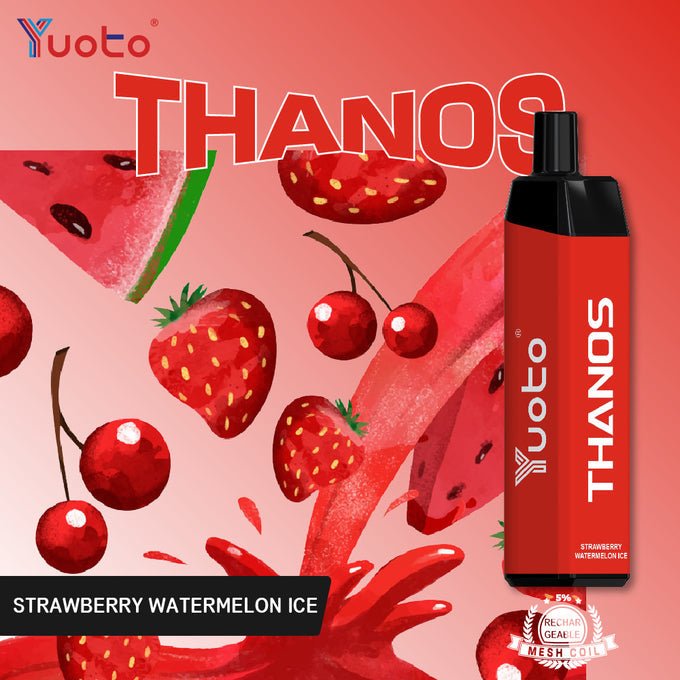 Yuoto Vape Thanos - Strawberry Watermelon Ice (5000 Puffs) - HAPPYTRAIL