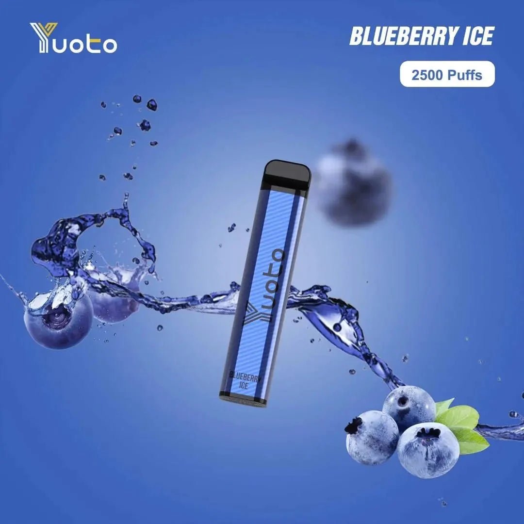 Yuoto Vape XXL - Blueberry Ice (2500 Puffs) - HAPPYTRAIL