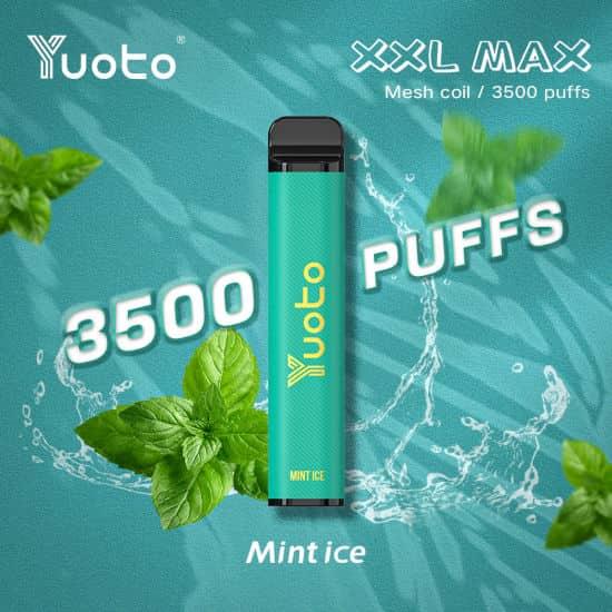 Yuoto Vape XXL MAX - Mint Ice (3500 Puffs) - HAPPYTRAIL
