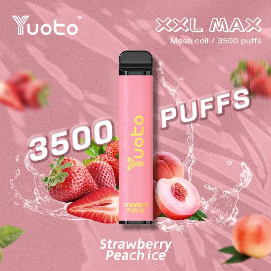 Yuoto Vape XXL MAX - Strawberry Peach Ice (3500 Puffs) - HAPPYTRAIL