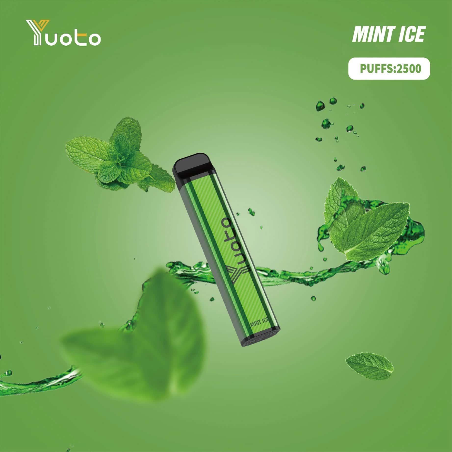 Yuoto Vape XXL - Mint Ice (2500 Puffs) - HAPPYTRAIL