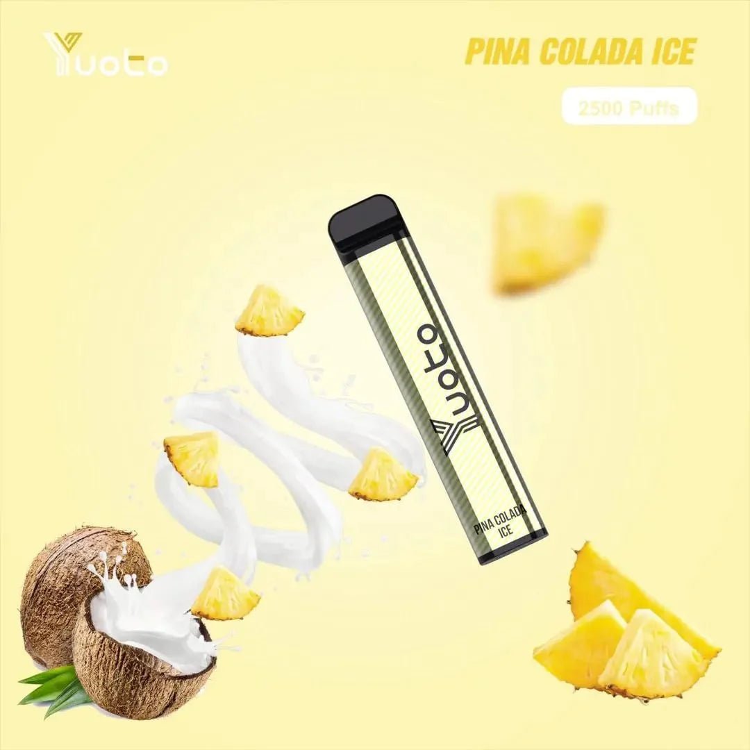 Yuoto Vapes XXL- Pina Colada Ice (2500 Puffs) - HAPPYTRAIL